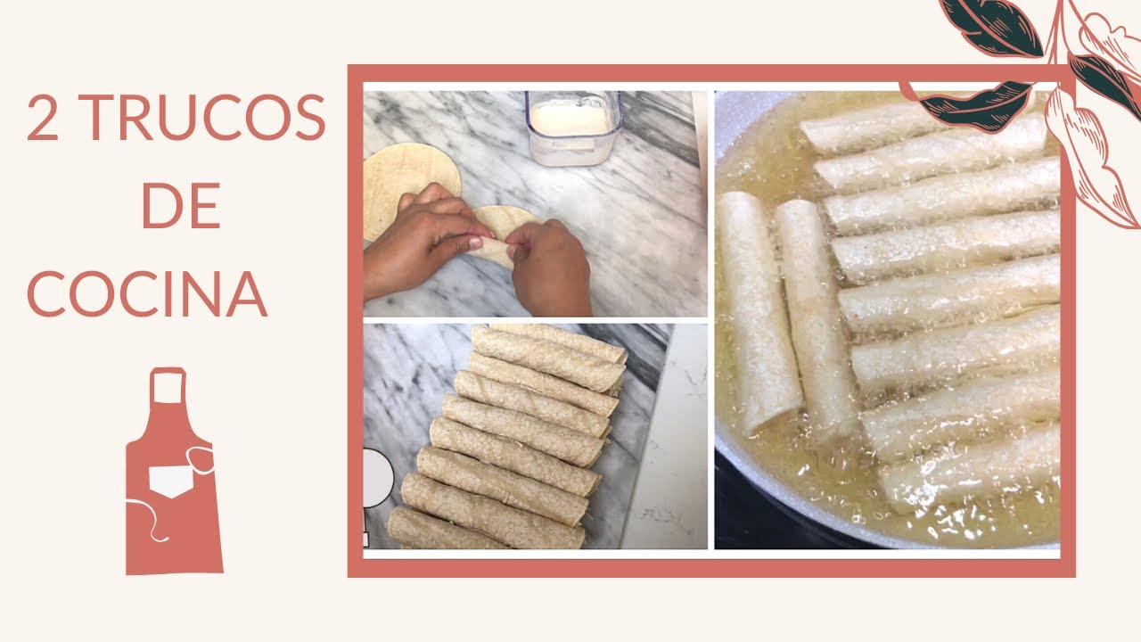 UTILIZA ESTE TRUCO PARA QUE TUS TACOS DORADOS QUEDEN PERFECTOS AL DORAR