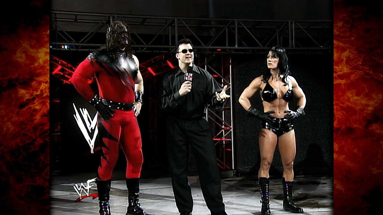 MAN THE KING OF THE NIGHT CAIN スタチュー Shane McMahon, Kane, Chyna, Triple H & X-Pac Segment 2/15/99