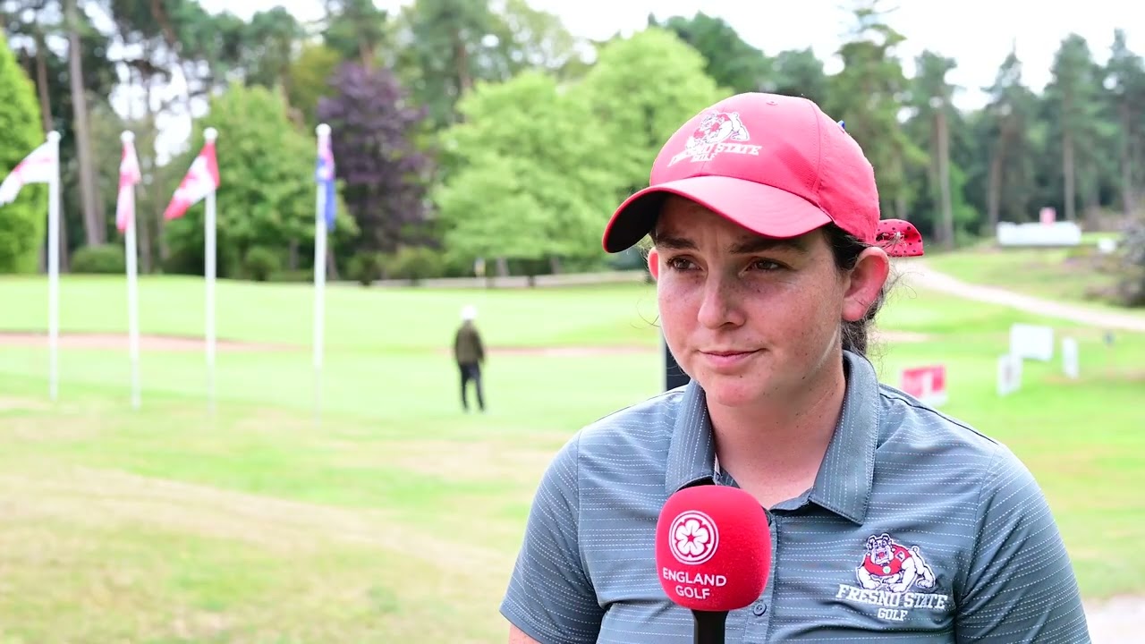 English Womens Open Amateur Stroke Play 2022 Jess Hall interview
