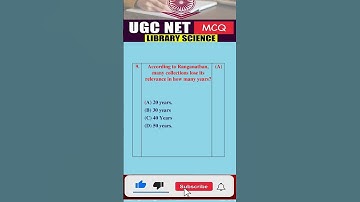 Library Science UGC NET MCQ Series