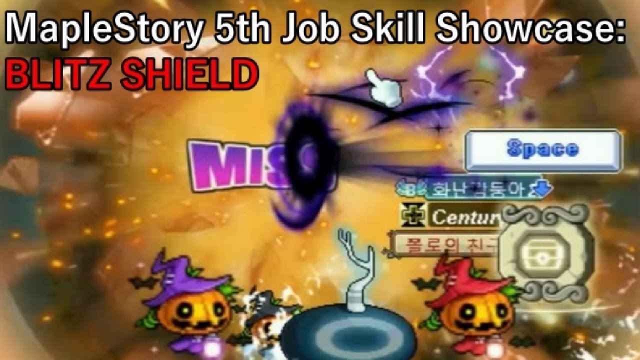 maplestory blitz  New Update  MapleStory 5th Job Skill Showcase: Blitz Shield (Adventurer Warriors)