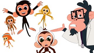 Five Little Monkeys Jump - Bamboosky #Rhymes&Kids Songs screenshot 2