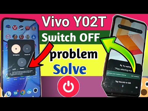 Vivo Y02T power off Restart option not show