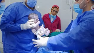 ولاده قيصريه من غرفة العمليات كامله بالتفصيل   | cesarean operation👶🏻