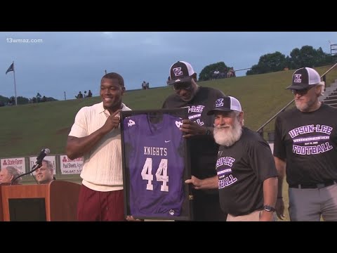 Upson-Lee High School retires football star Travon Walker's jersey