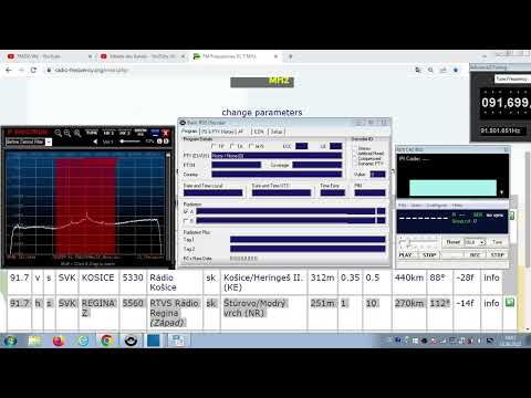 FM DX TR - 070622 0702UTC - 91.7 RTVS Rádio Regina (SVK) Štúrovo/Modrý vrch (NR) 10kW 180km