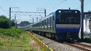 E235系F-27編成森崎踏切通過