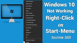 Fix no command prompt when i right click the start button in windows 10
