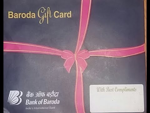 Activate Bank Of Baroda Gift Card
