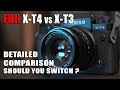 Fujifilm XT4 vs XT3 Should You SWITCH? DETAILED Comparison, Review by Landscape Photographer