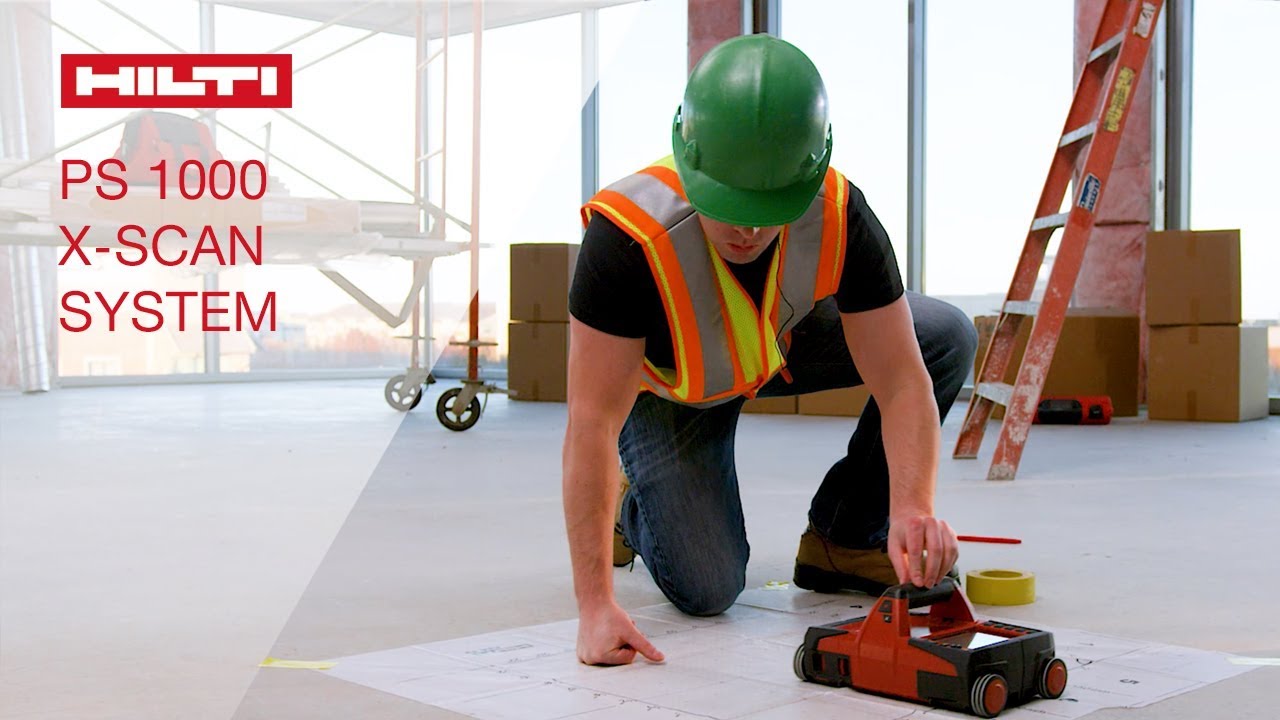 demolition derby OVERVIEW of Hilti's PS 1000-B X-SCAN scanner