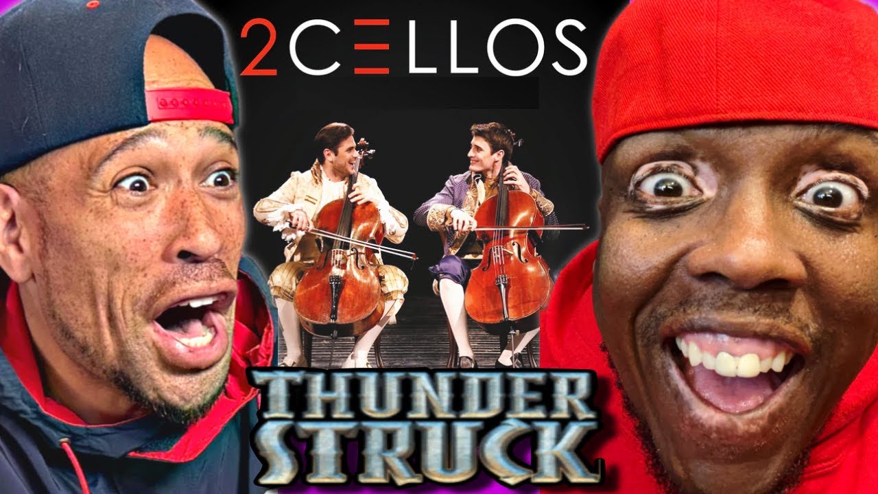 Platinum Gangster Rapper FIRST time REACTION to 2CELLOS - THUNDERSTRUCK!! 
