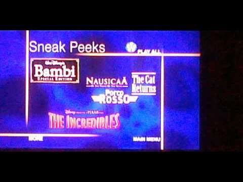 Sneak Peeks Menu (From The Cat Returns DVD) - YouTube