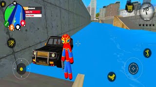 Spider Stickman Rope hero 2021 – Vegas Crime City - Android Gameplay screenshot 2