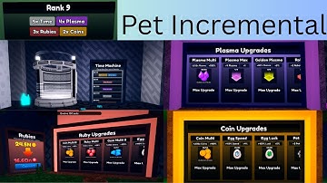 Currency Multiplier Boosts Are OP In Roblox Pet Incremental! (Part 9: Rank 9)