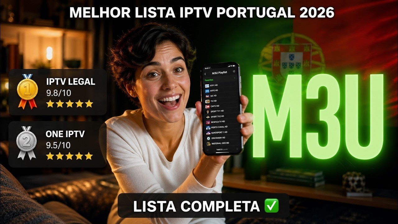 IPTV Portugal 🇵🇹 TOP 3 IPTV Services in 2026 — Legal vs Premium IPTV