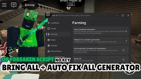 [NEW] 🔱 Super OP Forsaken Script Bring All, Kill All, INF Stamina, Auto Fix Generators, ESP | NO KEY