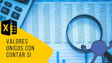 Como Obtener Valores Unicos FACIL, usando CONTAR.SI