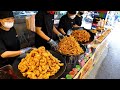 코로나에 오픈해서 일매출 500만원 대박친 닭다리 껍질 튀김, 매콤 닭강정과 베이비 크랩 / Chicken popular in Korea (spicy, chicken skin)