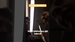 Tramvayda Telefonuna Bakan Adamı Rezil Ediyo D