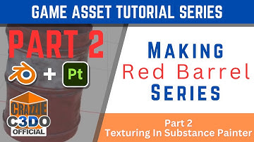 Blender Tutorial | Game Asset Series Making A Red Barrel Part 2