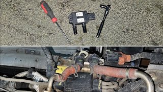 How to replace a DPF pressure sensor in a Cummins B6.7 CM2450