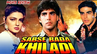 Sabse Bada Khiladi 1995 Hindi Movie Review Akshay Kumar Mamta Kulkarni Mohnish Bahl