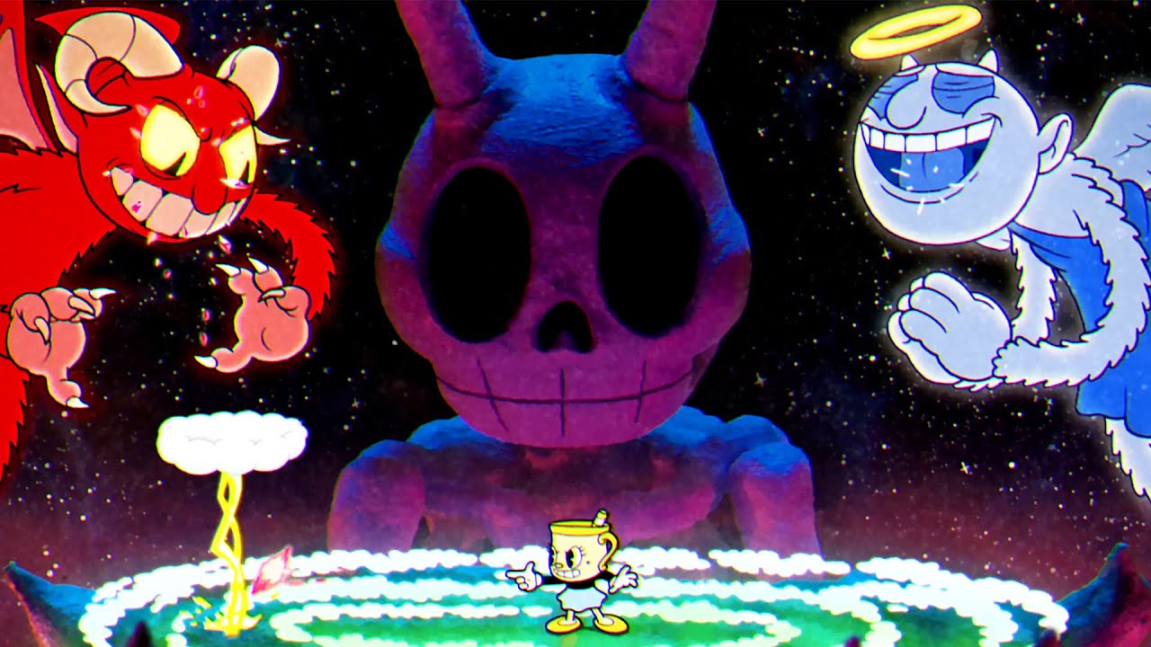 Cuphead DLC - Secret Angel & Devil Boss (A+ Rank)