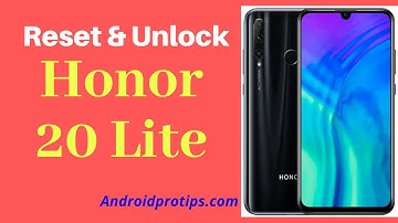 How to Reset & Unlock Honor 20 Lite