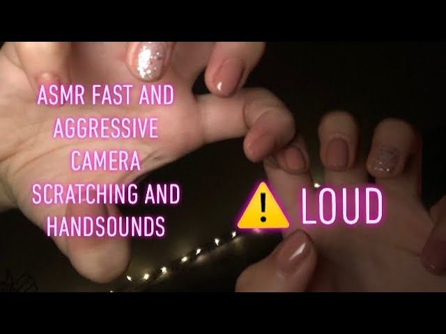 ASMR Fast and Aggressive LOUD Camera Scratching and Hand Sounds