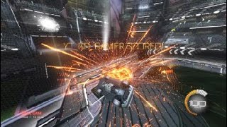 Rocket League ceiling shot silver 3