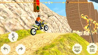 Offroad Motocross Bike Up & Down Impossible Stunt Tracks Racing | Bike Games | Android Gameplay #54 screenshot 3