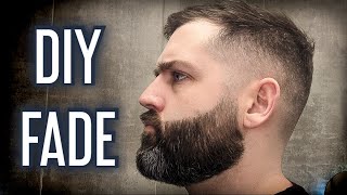 How to cut the sides of YOUR OWN HAIR Tutorial | Mens Self fade tutorial