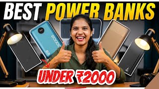 Top 5 Best 20000mAh Power Banks Under ₹2000 in 2026 ⚡ Fast Charging Power Bank Buying Guide