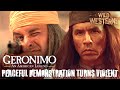 Geronimo An American Legend Peaceful Demonstration Turns Violent Ft Wes Studi Wild Westerns