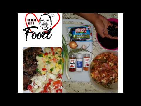 Black beans and pork stew