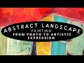 Abstract landscape painting from photo to artistic expression abstractpainting landscapepainting