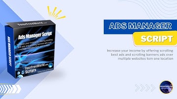 Ads Manager Script Admin area - How to Use