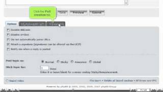 Setup a poll when starting a new topic in phpBB by VodaHost web hosting