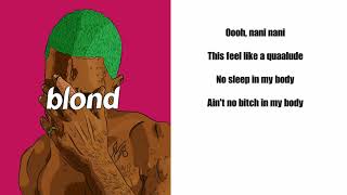 Frank Ocean - Nights (lyrics)