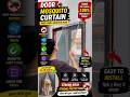 Door Mosquito Curtain 😍 | Ghar Ko Banao Machhar Free | Easy Magnetic Net Door