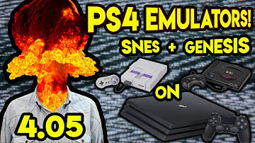Ps4 4.05 Jailbreak! Snes and Genesis Emulator Showcase!