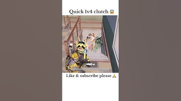 Quick 1v4 😱 #viral #viralvideo #shortvideo #shortsfeed #shorts #pubgmobile #bgmi #trend
