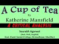 Analysis of Katherine Mansfield's 'A Cup of Tea' ☕