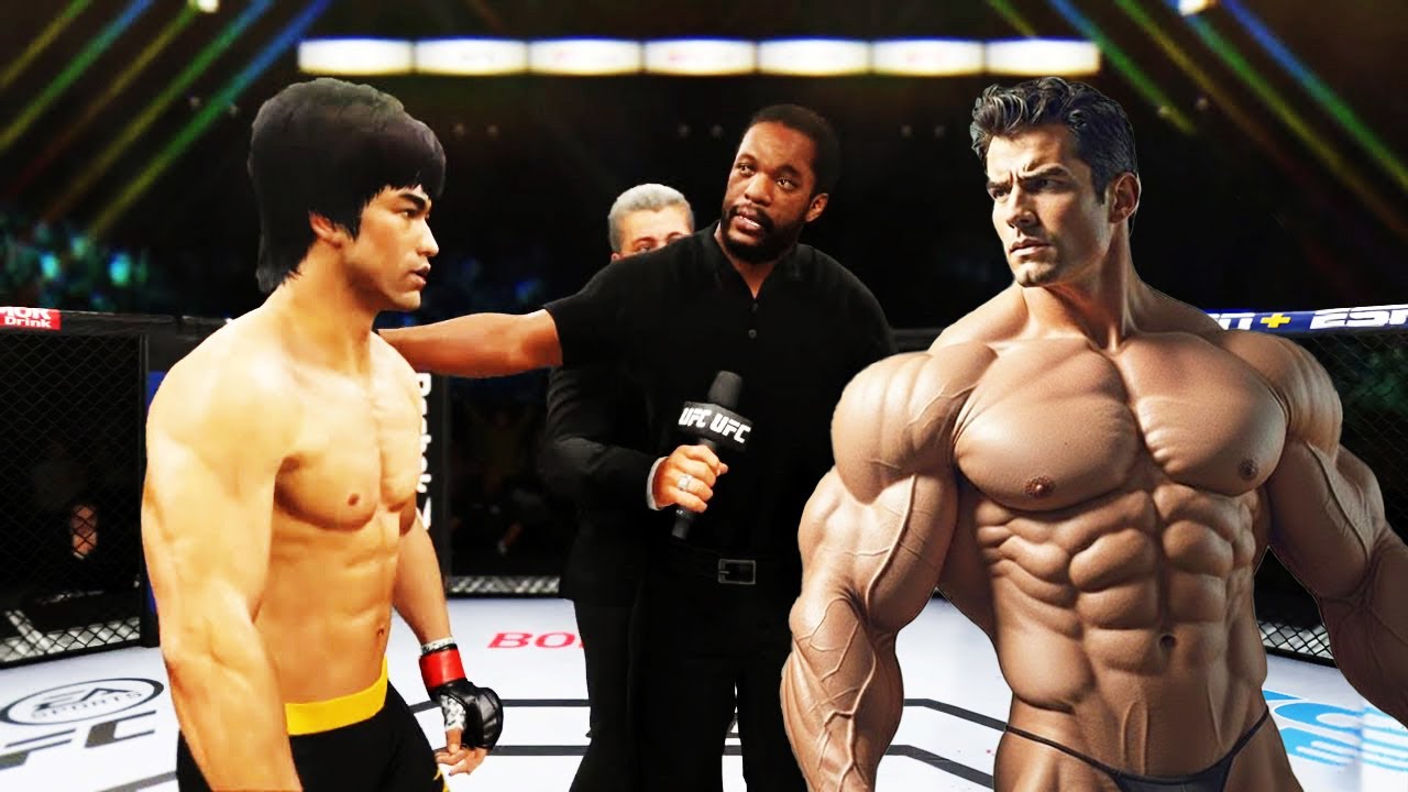 PS5 | Bruce Lee vs. Superhero Bodybuilder (EA Sports UFC 4)
