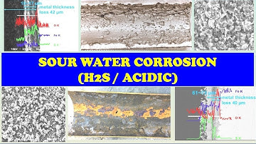 Sour Water Corrosion (Acidic) : H2S Corrosion - Corrosion Engineering : Lecture Series 9
