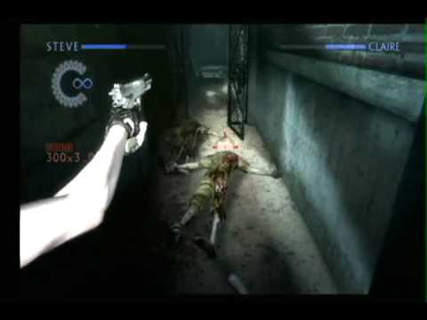 BIO HAZARD The Darkside Chronicles 망각의게임1(2-스티브)