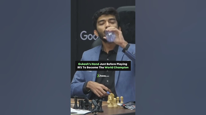 Just before making the winning moves of the World Championship ft. Gukesh! #shorts #chess