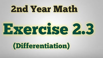 F.Sc Math Part 2 Chapter 2, Exercise 2.3, Q.No.4, 5 & 6