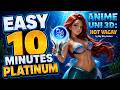 ANIME UNI 3D: HOT VACAY - Easy 10 Minutes Platinum - Trophy &amp; Achievement Guide PS4/PS5